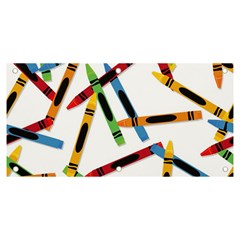 Crayons Banner and Sign 6  x 3 