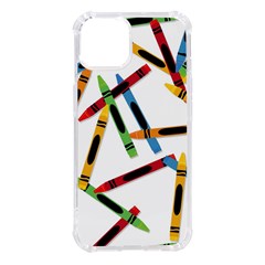 Crayons Iphone 14 Tpu Uv Print Case by nateshop