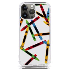 Crayons Iphone 13 Pro Max Tpu Uv Print Case by nateshop