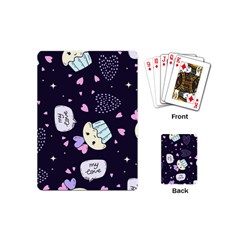 Cupcake Playing Cards Single Design (mini) by nateshop