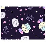 Cupcake Two Sides Premium Plush Fleece Blanket (Extra Small) 40 x30  Blanket Front