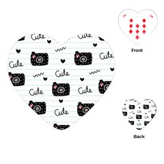 Cute-cutes Playing Cards Single Design (heart) by nateshop