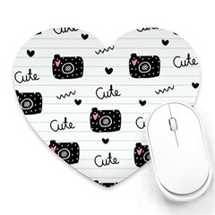 Cute-cutes Heart Mousepad by nateshop