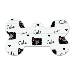 Cute-cutes Dog Tag Bone (two Sides) by nateshop