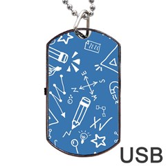 Education Dog Tag Usb Flash (two Sides) by nateshop