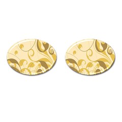 Floral Cufflinks (oval) by nateshop