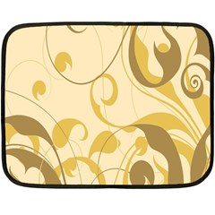 Floral Two Sides Fleece Blanket (mini)