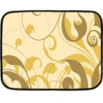 Floral Fleece Blanket (Mini) 35 x27  Blanket