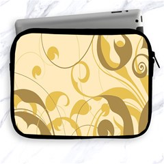 Floral Apple Ipad 2/3/4 Zipper Cases by nateshop