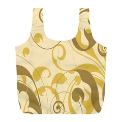 Floral Full Print Recycle Bag (l) by nateshop