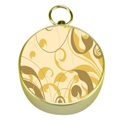 Floral Gold Compasses by nateshop