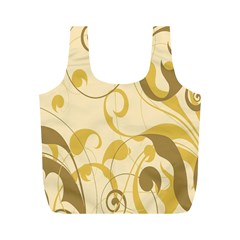 Floral Full Print Recycle Bag (m) by nateshop