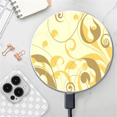 Floral Wireless Fast Charger(white) by nateshop