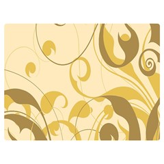 Floral Two Sides Premium Plush Fleece Blanket (extra Small)