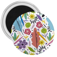 Flowers-101 3  Magnets by nateshop