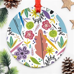 Flowers-101 Ornament (round) by nateshop