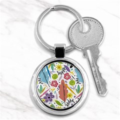 Flowers-101 Key Chain (round) by nateshop