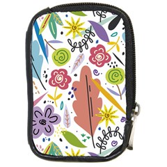 Flowers-101 Compact Camera Leather Case by nateshop