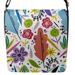 Flowers-101 Flap Closure Messenger Bag (s) by nateshop