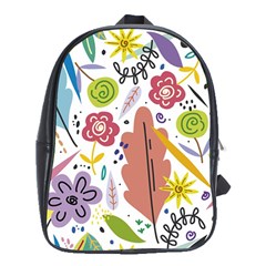 Flowers-101 School Bag (xl) by nateshop