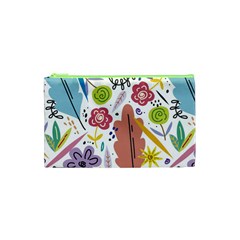 Flowers-101 Cosmetic Bag (xs) by nateshop