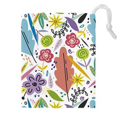 Flowers-101 Drawstring Pouch (4xl)