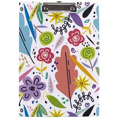 Flowers-101 A4 Acrylic Clipboard