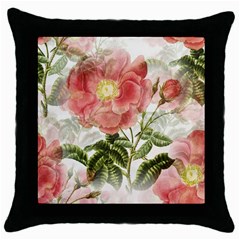 Flowers-102 Throw Pillow Case (black) by nateshop