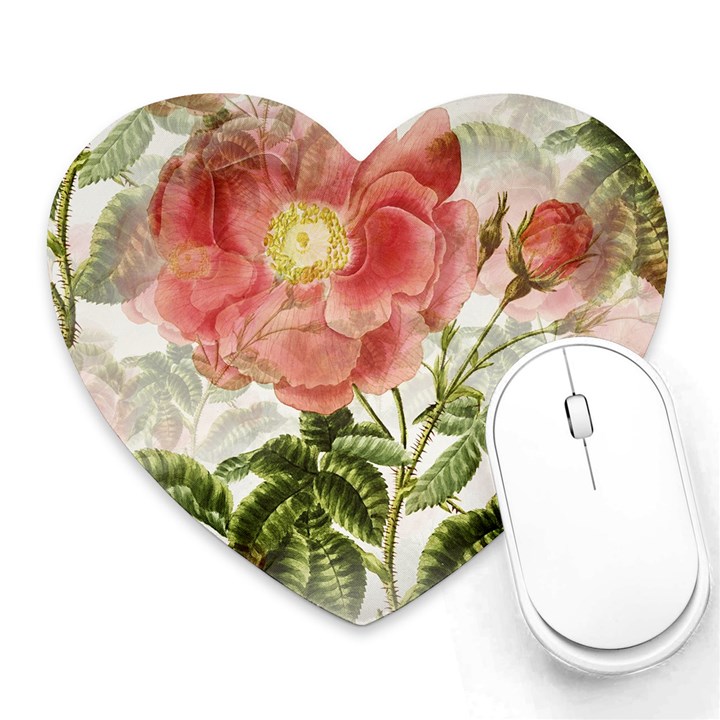 Flowers-102 Heart Mousepad