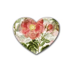 Flowers-102 Rubber Heart Coaster (4 Pack) by nateshop