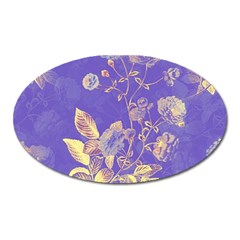 Flowers-103 Oval Magnet by nateshop