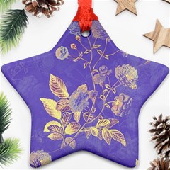 Flowers-103 Star Ornament (two Sides)