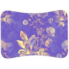 Flowers-103 Velour Seat Head Rest Cushion by nateshop