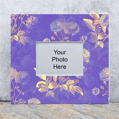 Flowers-103 White Wall Photo Frame 5  X 7 