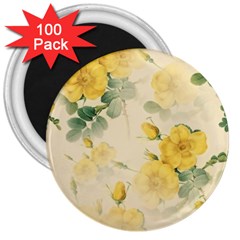 Flowers-104 3  Magnets (100 Pack) by nateshop