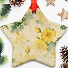 Flowers-104 Star Ornament (two Sides) by nateshop