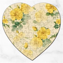 Flowers-104 Jigsaw Puzzle (heart) by nateshop