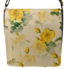 Flowers-104 Flap Closure Messenger Bag (s) by nateshop