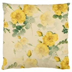 Flowers-104 Large Premium Plush Fleece Cushion Case (one Side) by nateshop