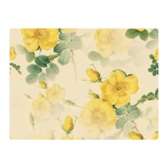 Flowers-104 Two Sides Premium Plush Fleece Blanket (mini) by nateshop