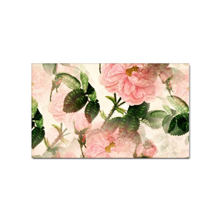 Flowers-105 Sticker Rectangular (10 pack)