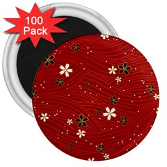 Flowers-106 3  Magnets (100 Pack) by nateshop