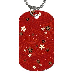 Flowers-106 Dog Tag (one Side) by nateshop