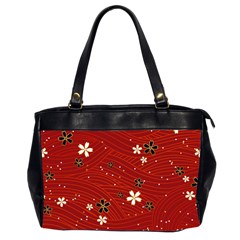 Flowers-106 Oversize Office Handbag (2 Sides) by nateshop