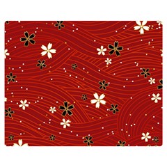 Flowers-106 Two Sides Premium Plush Fleece Blanket (medium) by nateshop