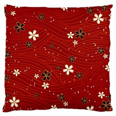 Flowers-106 Large Cushion Case (one Side) by nateshop