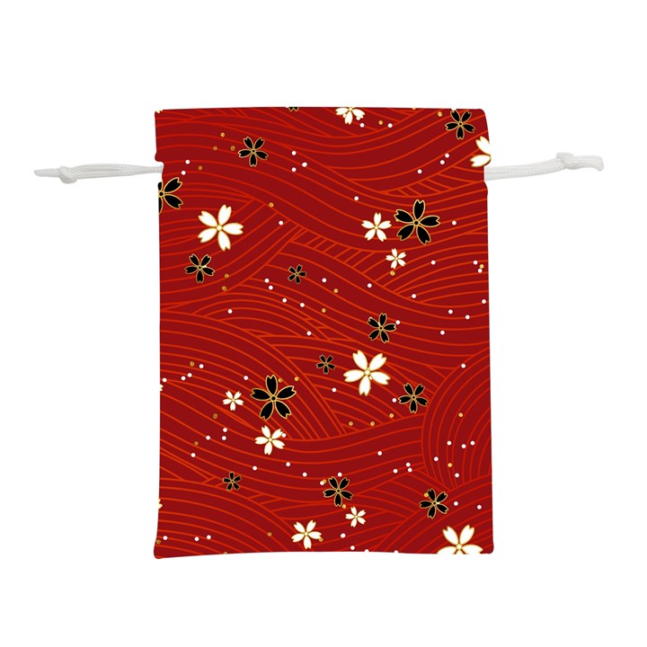 Flowers-106 Lightweight Drawstring Pouch (L)