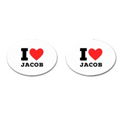 I Love Jacob Cufflinks (oval) by ilovewhateva