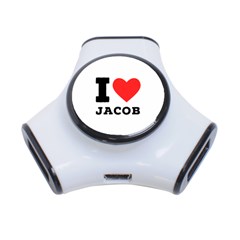 I Love Jacob 3-port Usb Hub by ilovewhateva