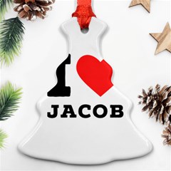 I Love Jacob Ornament (christmas Tree)  by ilovewhateva